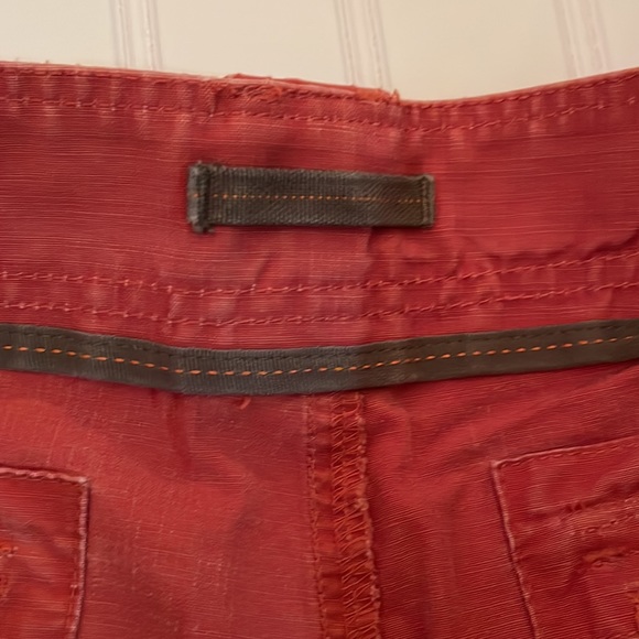 LL Bean Red Cargo Shorts 40 Mens - Picture 3 of 6